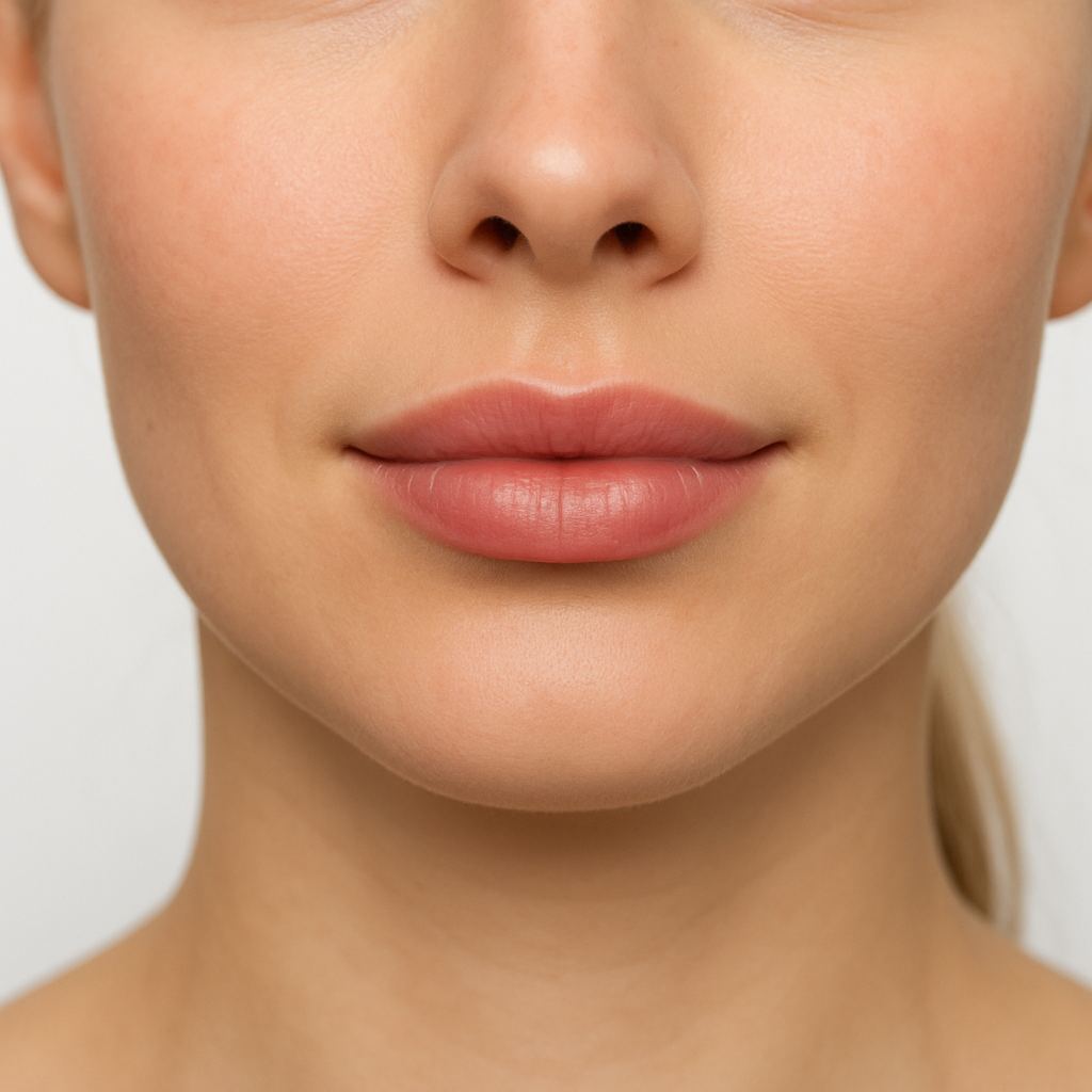 Lip & cheek volume — After